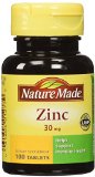 Nature Made Zinc 30 mg 100 Tablets