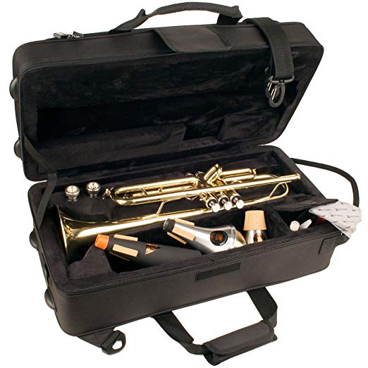 Trumpet MAX Rectangular Case with Interior Mute Storage by Protec, Model MX301