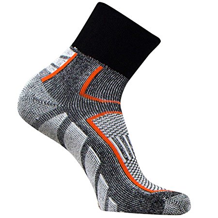 Athletic Sport Socks - Most Comfortable Socks for Running, Cycling, and Sports - Quarter Length Running Socks