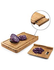 Gourmia GKS9140 Cutting Board Digital Scale Bamboo Food Prep Board With Removable Bamboo Kitchen Scale Measures 15” x 10” x 1.5” Great for Baking, Cheese, Charcuterie & More