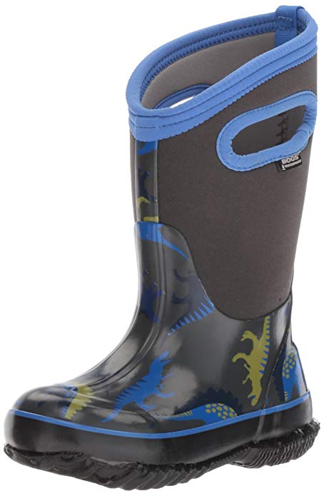 Bogs Kids Classic High Waterproof Insulated Rubber Rain and Winter Snow Boot for Boys, Girls and Toddlers, Multiple Color Options