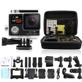 GeekPro 30 WIFI HD 1080P Action Camera 12MP Shockproof Carrying Bag Waterproof Sports Action Camera Accessory Bundles