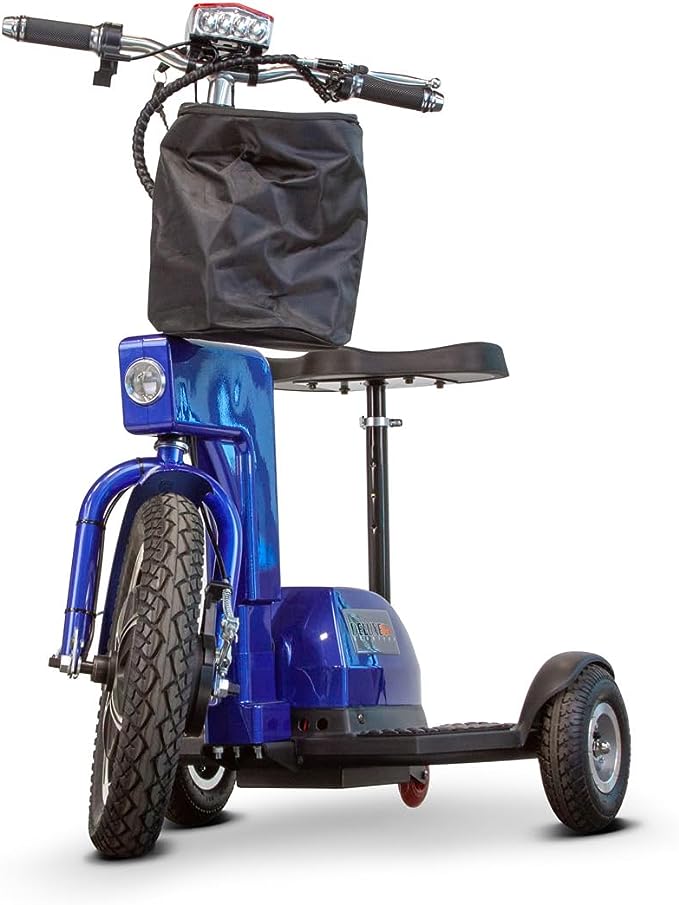 Deluxe Scooters Breeze Fully Assembled, Long Range, Adult Mobility Scooter, Blue