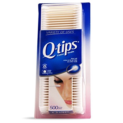 Q Tips Cotton Swabs Size 500s Q-Tips Cotton Swabs 500ct (Pack of 3)