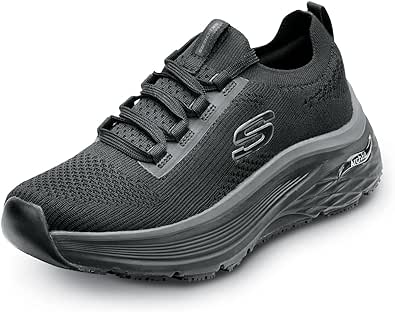 Skechers Work Addison, Arch Fit, Women's, Black, Soft Toe, MaxTRAX Slip Resistant, EH, Low Athletic, Work Shoe