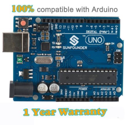 SunFounder New Uno R3 For Arduino ATMEGA328P ATMEGA16U2 2012 Version