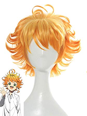 The Promised Neverland Cosplay Wigs Accessories Halloween Cosplay Hairs for Men Boys