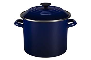 Le Creuset of America N5100-2278 EOS Stockpot, 8 qt, Indigo