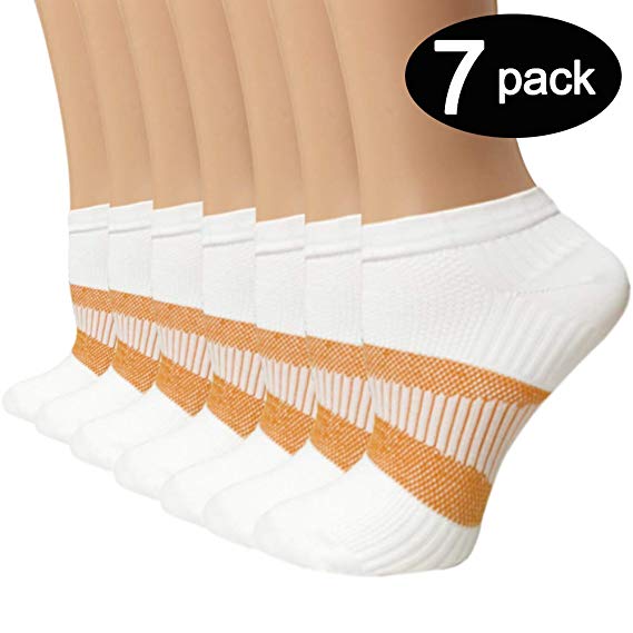 Copper Athletic Compression Socks For Men&Women-Anti bacterial Ankle Sport Socks