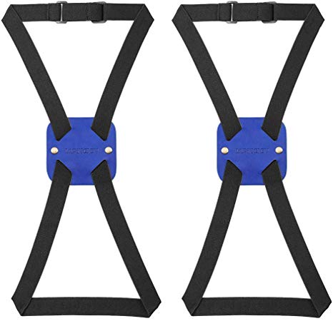 Bag Bungee, Luggage Bungee - Luggage Straps Suitcase Adjustable Belt – An Adjustable and Portable Travel Suitcase Accessory (2-pack,Blue)