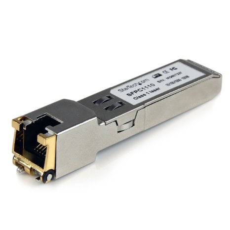 StarTech.com Cisco Compatible Gigabit RJ45 Copper SFP Transceiver Module - Mini-GBIC with Digital Diagnostics Monitoring - 1000Base-T