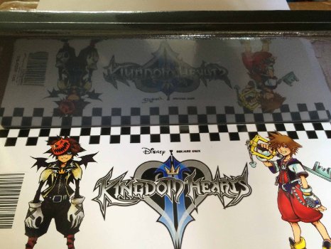 New 13pcs Kingdom Hearts 2 II Silver Necklace Pendant set Keyblade Keychain in box