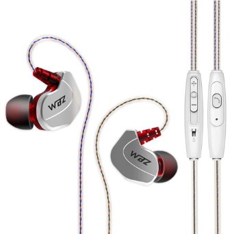 Headphones,Hi-Fi Sport In-Ear Earbuds Heaphones Headset Stereo Bass with Mic & Volume Control (Sliver)
