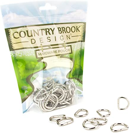 50 - Country Brook Design - 3/4 Inch Welded D-Rings