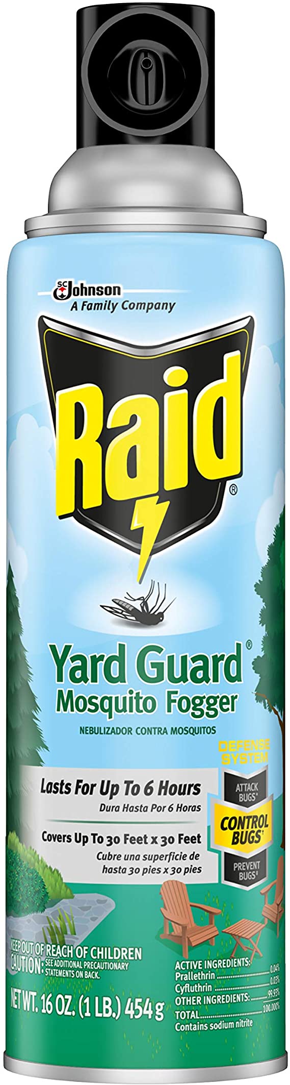 Raid Yard Guard Mosquito Fogger 16 OZ (Pack - 12)