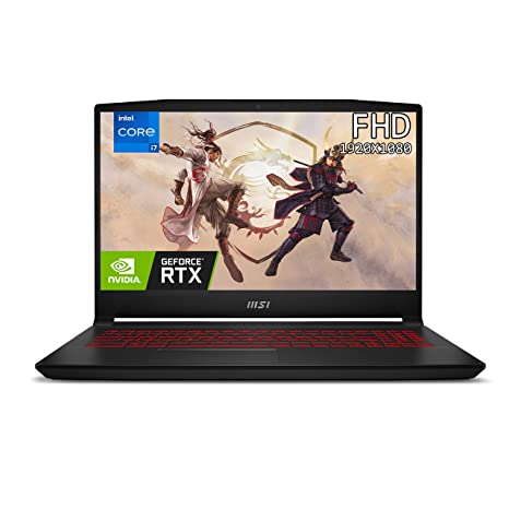 MSI Katana GF66, Intel 12th Gen. i7-12650H, 40CM FHD 144Hz Gaming Laptop (16GB/1TB NVMe SSD/Windows 11 Home/Nvidia RTX3060 6GB GDDR6/Black/2.25Kg), 12UE-1002IN