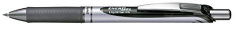 Pentel Energel XM Retractable Gel Pen with 0.7 mm Tip, Black, Pack of 12 (BL77-AO)