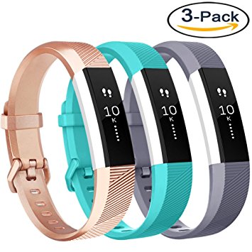 Vancle Fitbit Alta HR Bands and Fitbit Alta bands, Newest Sport Replacement Wristbands with Secure Metal Buckle for Fitbit Alta HR / Fitbit Alta