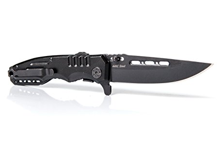 Spring Assisted Knife - Pocket Folding Knife - Good Knife for Camping, Hunting or Fishing - Cool Survival Spring Assisted Knife for Men