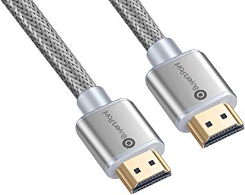 Buyer’s Point Ultra High Speed HDMI 2.1 Cable Dynamic HDR 1.8M (6ft) 8K 120Hz, 48Gbps, Dolby Vision, eARC, Compatible with Apple TV, Nintendo Switch, Roku, Xbox, PS4, Projector (Gray, 1 Pack)