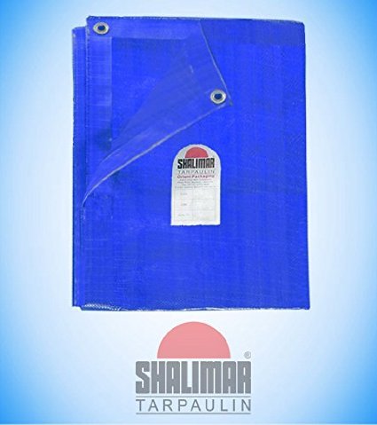 Shalimar Gold Virgin HDPE Tarpaulin 200 GSM Blue Size (18ft x 30ft) (Size Includes Reinforced Edges on All Four Sides for Extra Strength)