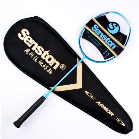 Senston N80 Graphite Single High-grade Badminton RacquetCarbon Fiber Badminton RacketIncluding Badminton Bag