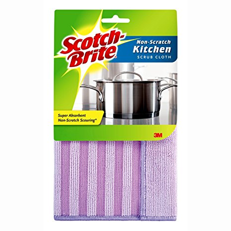 Scotch-Brite Non-Scratch Kitchen Wiping Cloth, 12 Count