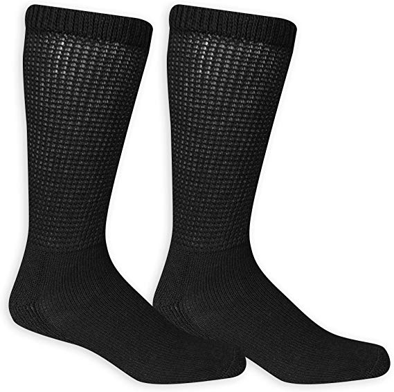 Dr. Scholl's Women's Advanced Relief Diabetic & Ciculatory Crew Socks (2 Pack)