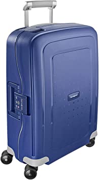 Samsonite S'Cure - Spinner S Hand Luggage, 55 cm, 34 Litre, Dark Blue