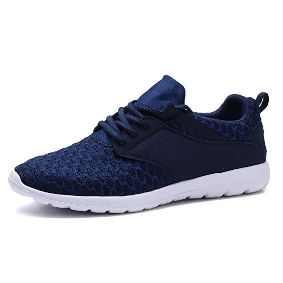 COODO Men's Lightweight Daily Walking Shoes Athletic Running Sneakers
