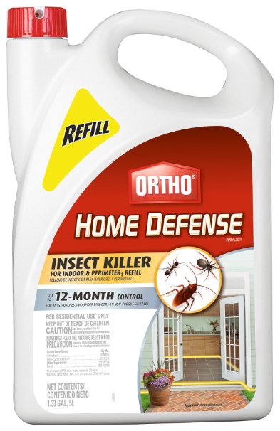 Ortho Home Defense MAX Insect Killer Spray for Indoor and Home Perimeter Refill, 1.33-Gallon