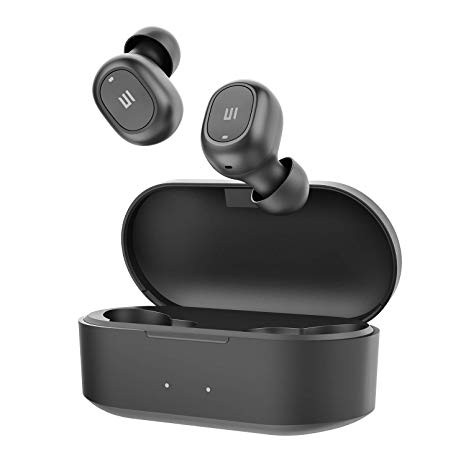 True Wireless Earbuds, SOUNDSOUL Bluetooth 5.0 Earphones with Total 35H Playtime Stereo Sound, Built-in Mic in-Ear Headphone with Portable Charging Case, One-Step Pairing