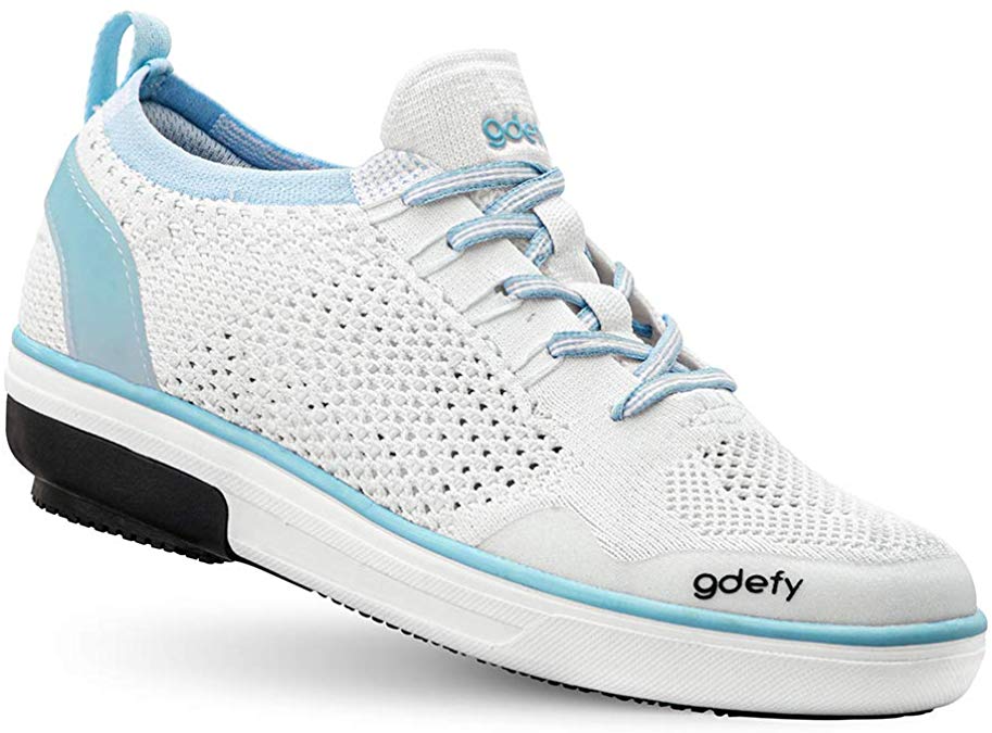 Gravity Defyer Women's G-Defy Jenni Athletic Shoes - Knit Fashion Sneakers Perfect for Pain Relief Plantar Fasciitis Foot Pain