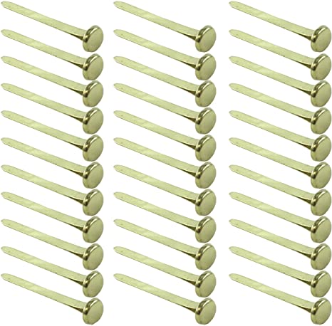 Clipco Paper Fasteners Extra Large 1.5-Inch Brass Plated (100-Pack)