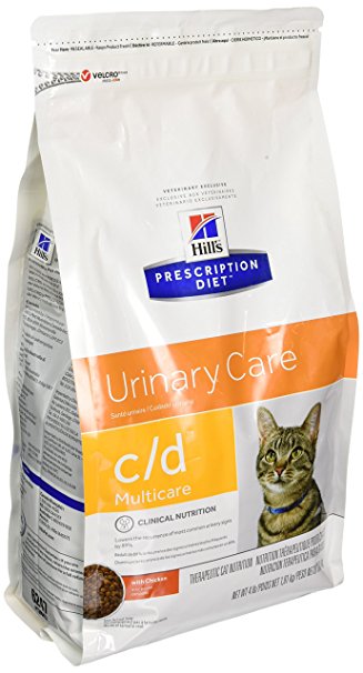 Hills C/D Multicare Bladder Health Cat Food 4 lb