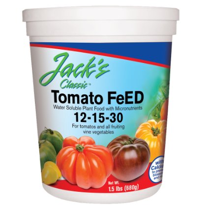 JR Peter's 51324 Jack's Classic 12-15-30 Tomato Feed, 1.5 lb.