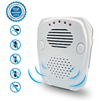 Bodyguard Ultrasonic Pest Repellent - Electronic Plug In - Pest Control Ultrasonic Repeller Best for Mice,Mosquitoes,Ants,Spiders,Roaches