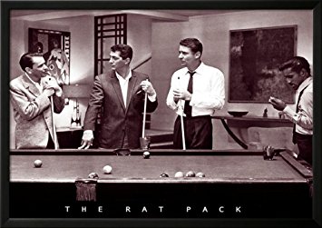The Rat Pack Lamina Framed Poster 35 x 25in