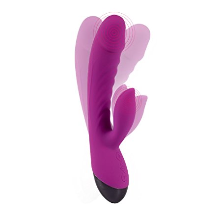 Honey Adult Play Stimulus Rabbit Vibrator Massager with 10 Vibration Modes | Hand-held Vibrating Wand for Women 100% Waterproof - Purple…