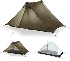 MIER Ultralight Tent 3-Season Backpacking Tent for 1-Person or 2-Person Camping, Trekking, Kayaking, Climbing, Hiking, (exclude Alpenstock)