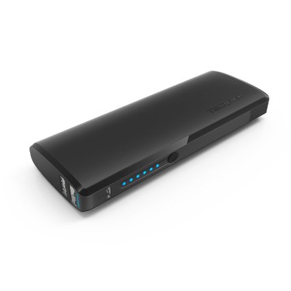 TeckNet PowerWave W2 13000mAH 2-Port USB Portable Charger External Battery Power Bank with BLUETEK Smart Charging Technology (2A Input, Fast Power Reload) For Apple iPhone,iPad Air,iPad Pro,iPad Mini,Samsung Galaxy,Nexus,HTC,More Mobile Phones and Tablets