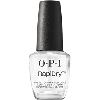 OPI RapiDry Top Coat, Quick Drying Nail Polish Top Coat, 0.5 fl oz