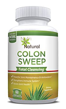 Premium Colon Sweep - Gentle & Effective Natural Cleansing - 60 Capsules Enabling 2 x 15 Day Cleanses