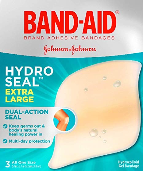 Band-Aid Hydro Seal All Purpose, 3 Count (One Size) Each (Pack of 6)