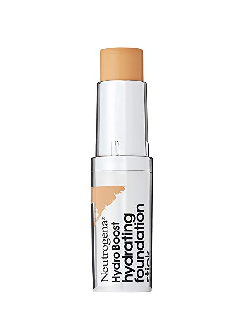 Neutrogena Hydro Boost Hydrating Foundation Stick With Hyaluronic Acid, Oil-free & Non-comedogenic Moisturizing Makeup for Smooth Coverage & Radiant-looking Skin, Honey, 0.29 Oz