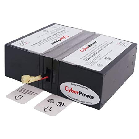 CyberPower RB1280X2D Replacement Battery Cartridge, Maintenance-Free, User Installable