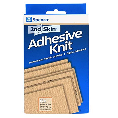 Spenco 2nd Skin Adhesive Knit Blister Protection, Medical, 6 Count