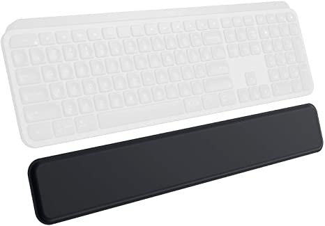 Logitech MX Palm Rest for MX Keys, Premium, No-Slip Support for Hours of Comfortable Typing, Black