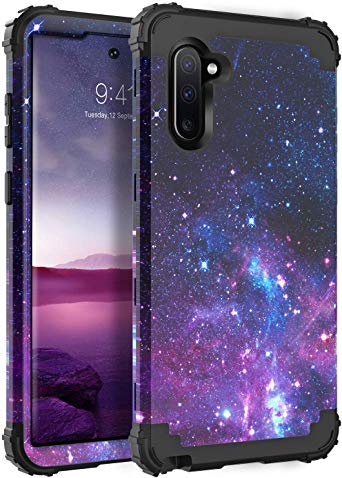 BENTOBEN Case for Galaxy Note 10, Space Nebula Heavy Duty Reinforced Corners 3 in 1 Shockproof Hybrid Hard PC Soft Rubber Bumper Protective Phone Case for Samsung Galaxy Note 10, Space