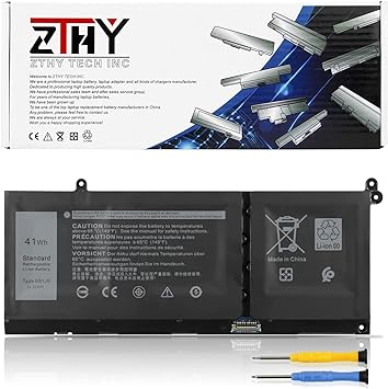 ZTHY 41Wh G91J0 Laptop Battery Compatible with Dell Latitude 3320 3420 3520 Vostro 3510 3511 3515 5310 5410 5415 5510 5515 Inspiron 5418 5518 7415 2-in-1 C91JO V6W33 0VKYJX 0MVK11 0XDY9K 0FH3K2 0MGCM5